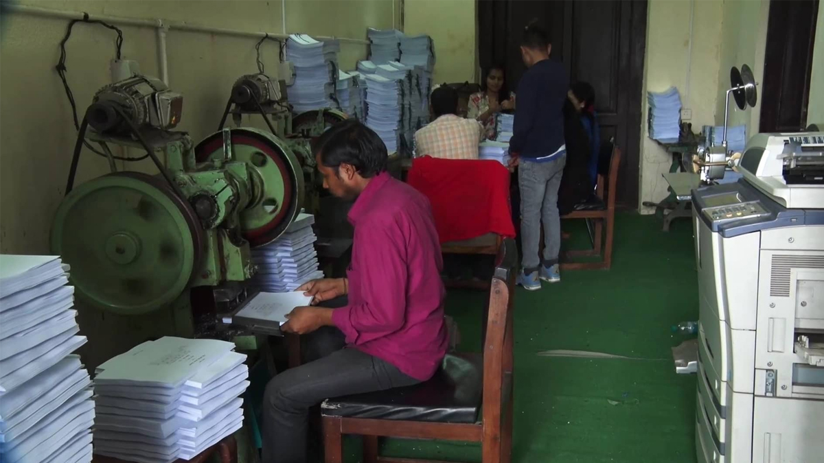 निर्वाचनका लागि मतपत्र छपाइ सम्पन्न